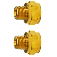 "GüDe VergrößErung 1/4\" Ag Auf 3/8\" Ig Adapter Druckluft Gewinde Fitting 2 StüCk"