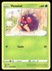Venonat 001/195 Silver Tempest Common