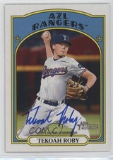 2021 Topps Heritage Minor League Edition Real One Tekoah Roby #ROA-TR Auto v1i