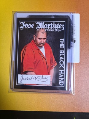 Jose Martinez The Black Hand Signed Cartel Hitman