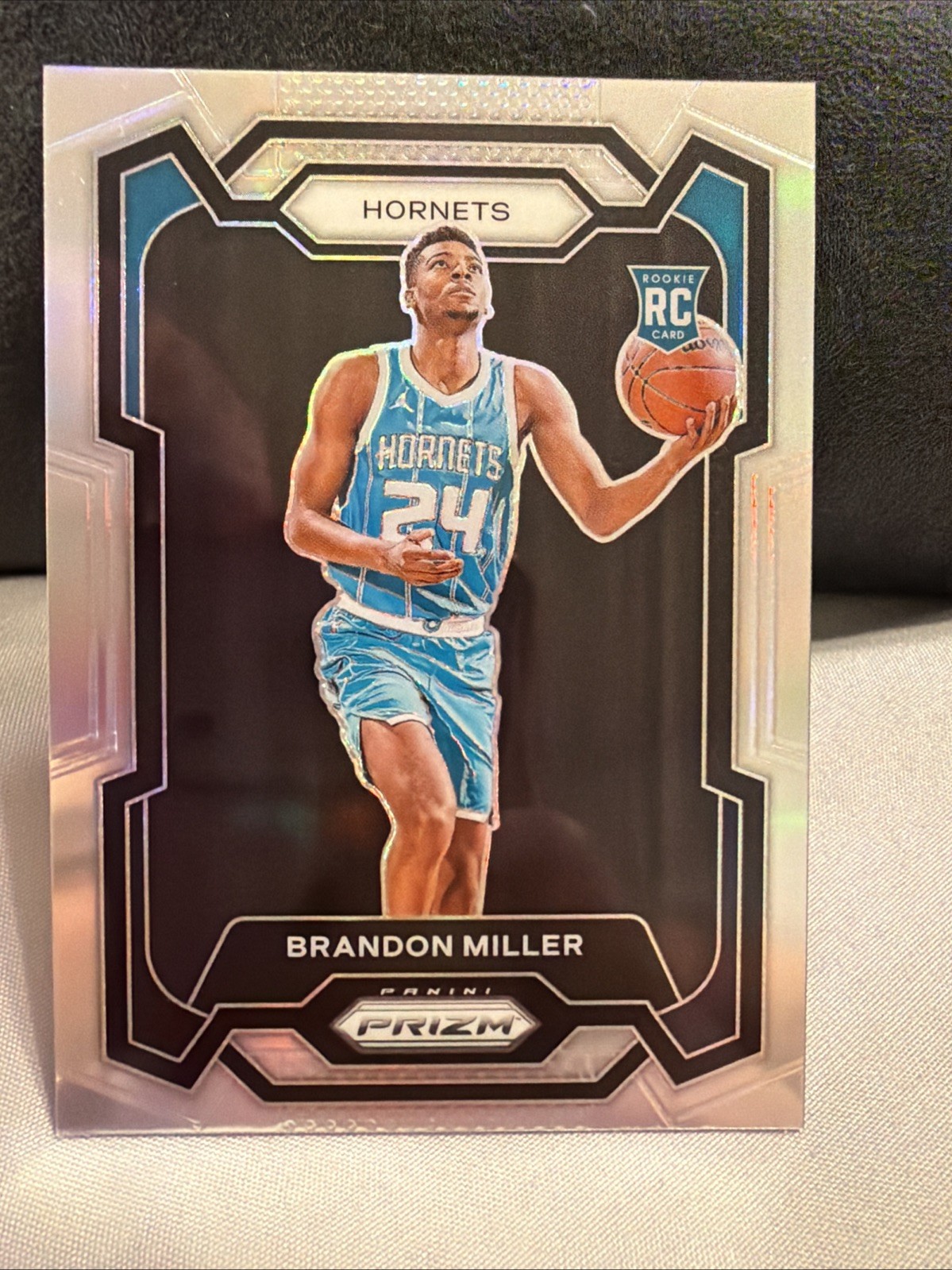 2023-24 Panini Prizm Prizms Silver #152 Brandon Miller RC