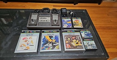 Bandai Arcadia Japanese Game System w/7 Games | Tested And Working | Please Read