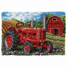 Herrschners Fields of Nostalgia Latch Hook Kit