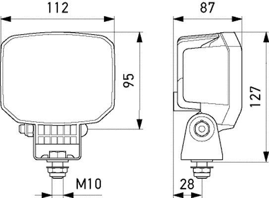 HELLA 1GA 996 588-001 WORKLIGHT