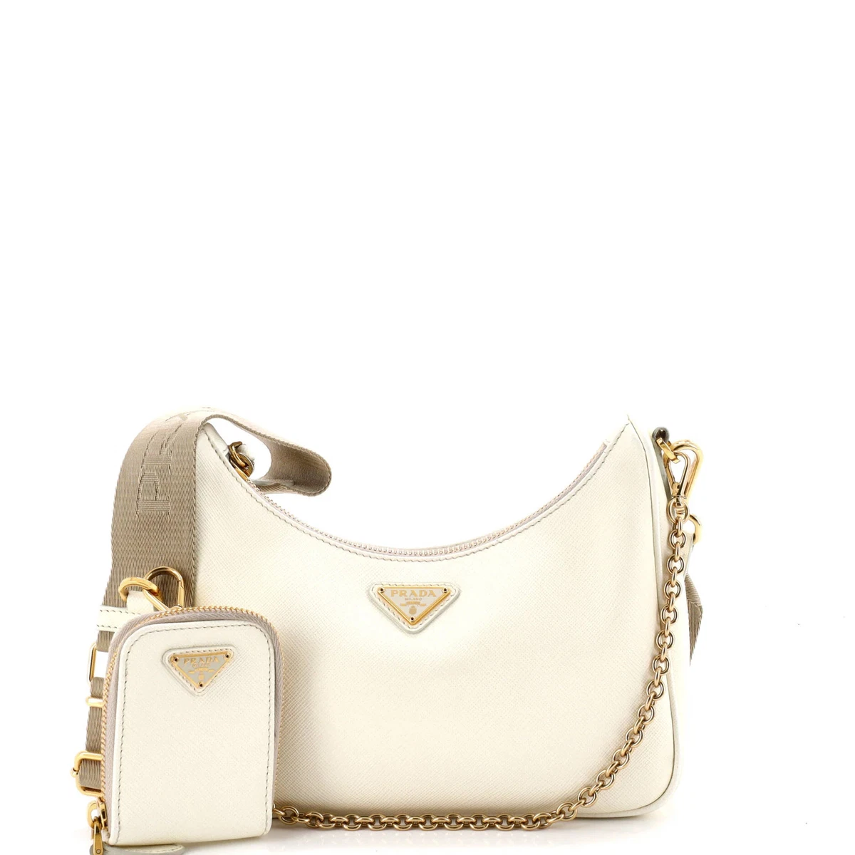 PRADA Shoulder Bag White Bags & Handbags for Women for sale | eBay