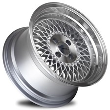 Set Of 4 15x8 Avid1 Av18 4x100 25 Silver Machined Lip Wheel Rim 73.1