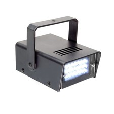 Beamz Mini Strobe Bright Flash Adjustable Speed Disco DJ Portable Rave Light
