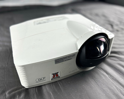 Mitsubishi XD360U-EST DLP 3D Ready Short Throw Desktop Projector, White Working