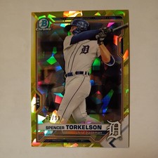 2021 Bowman Chrome Spencer Torkelson  Cracked Ice 45/99