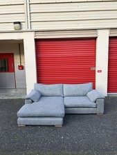 Grey Furniture Village Corner Sofa - London Delivery Available- Great Condition