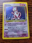Mewtwo Base Set Holographic 10/102 Pokemon Card MP*