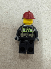 LEGO City 60004 Female Firefighter Minifigure & #1 Rescue Truck Manual ONLY