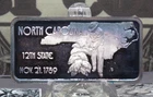 *HAMILTON MINT* 1oz .999 Silver Bullion *NORTH CAROLINA* 12th State Art Bar