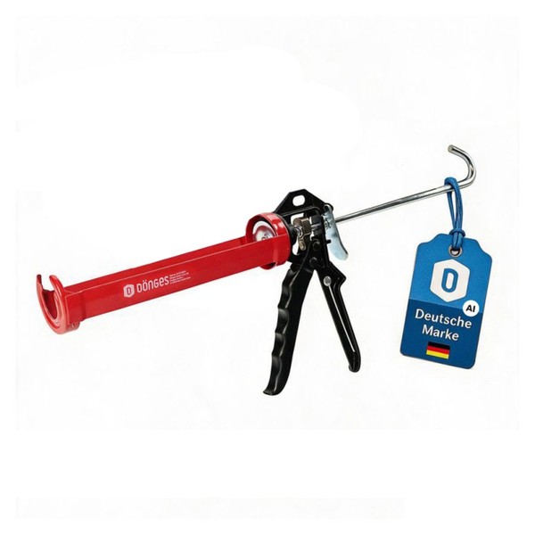 Kartuschenpresse Kartuschenpistole Silikonpistole Silikon Metall Profi Dönges-image