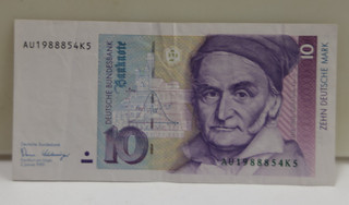 1989 Germany (10) ZEHN DEUTSCHE MARK XF Banknote