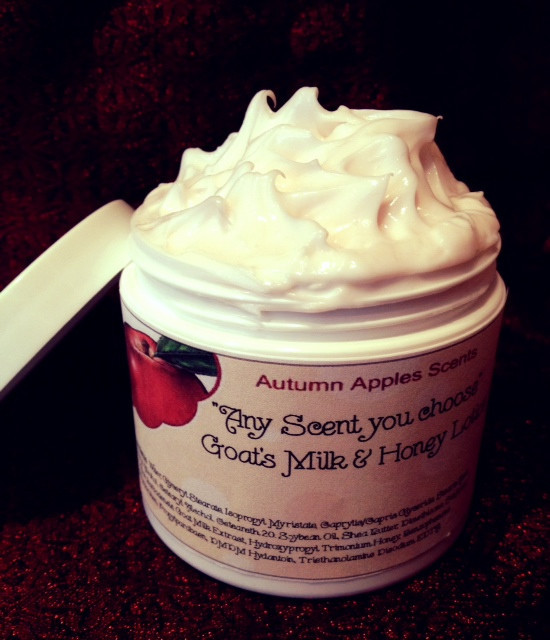GOAT MILK & HONEY - luxurious body lotion! Any scent you choose! 800 scents! 