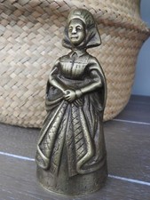 Clochette Cloche de Table Ancienne Femme en Bronze Sonnette d Hôtel réception