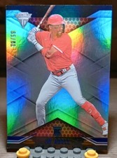 2021 Panini Chronicles Titanium Blue Foil Parallel Jo Adell Rookie /99 Angels