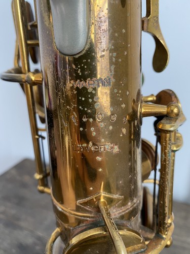 Vintage 1935 Martin Handcraft Standard Low Pitch Alto Saxophone With Orig. Case - Picture 12 of 22