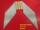 Fit HONDA CR250M CR250 1973-76 FRONT & REAR SPOKE 72 Pcs. NIPPLE GOLD 72Pcs [mi]