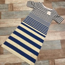 Marni Uniqlo Stripe Short Sleeve Long Dress S