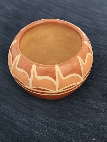 Small Red Clay Hand Glazed Pot - Picture 6 of 9