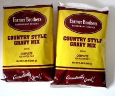 GRAVY MIX by FARMER BROS. COUNTRY STYLE 2 BAGS 1.5 LB BAG 042144