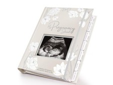 Pregnancy Journal 80 Pages Hard Cover Pregnancy Book for Mom to Be - Clay