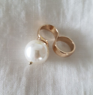 Modeschmuck Doppel-Ring Bijou Brigitte