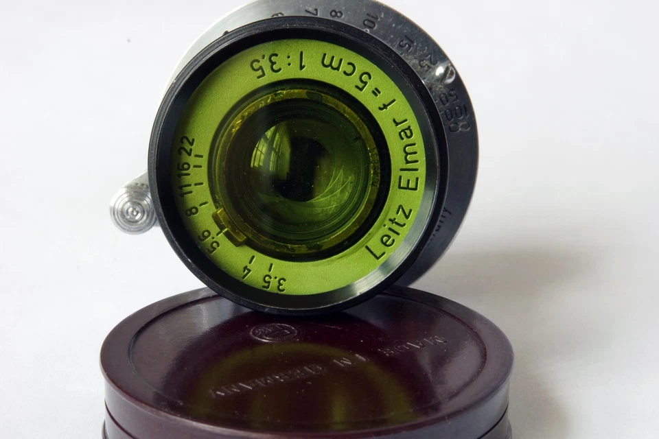 OPTOCHROM 36MM PUSH-ON FILTER UNIVERSAL GREEN FOR LEICA F=5cm 2,3.5 Lens Germany - Image 3 of 4