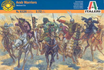 Italeri 1/72 6126 Arab Warriors (Medieval Era)(15 Figures, 12 Horses & 3 Camels)
