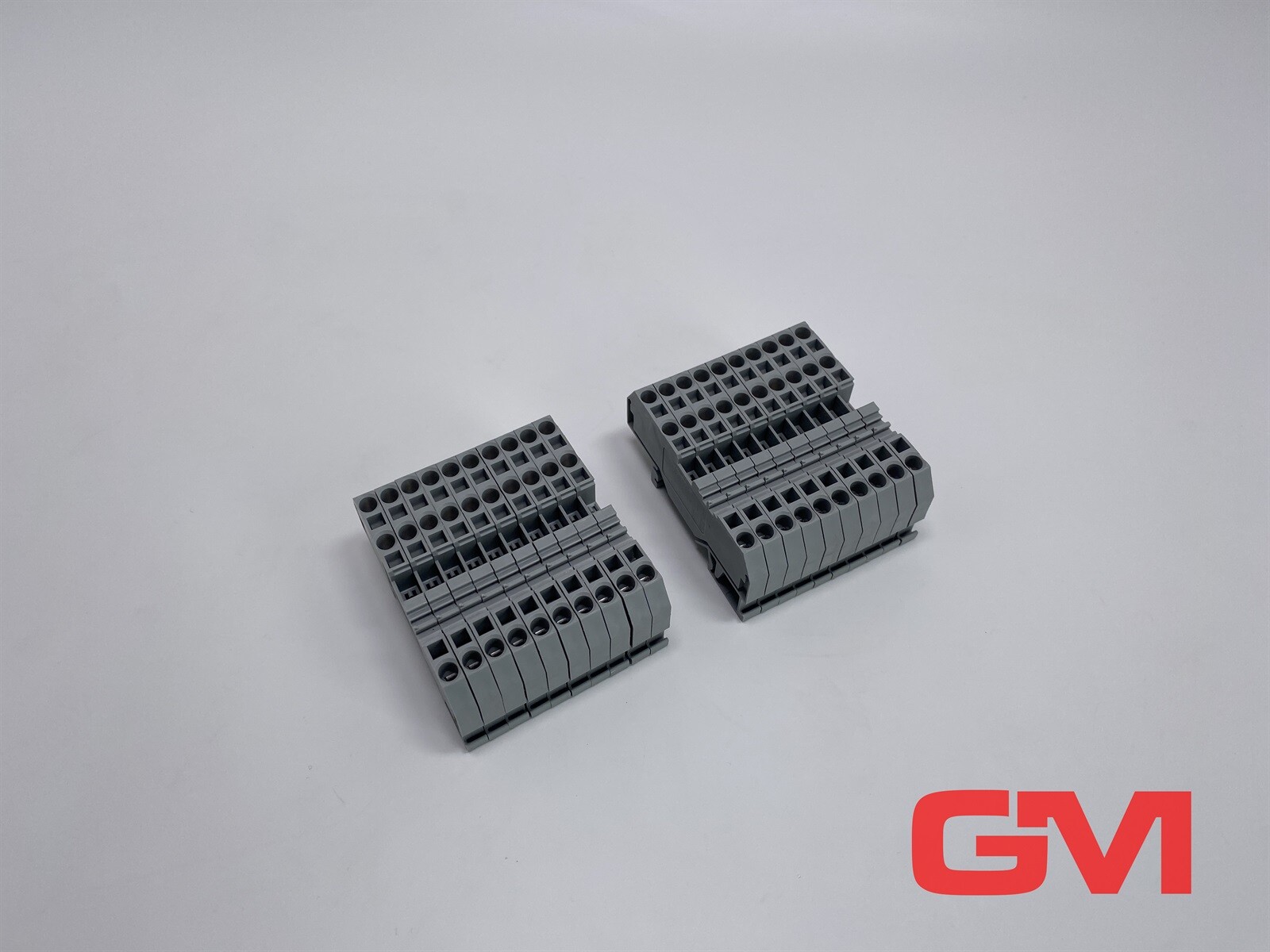 20x Wago Through Terminal Block 281-681 Terminal 3-Leiter Gray