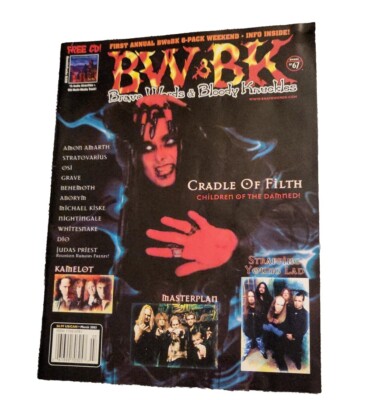 Brave Words Bloody Knuckles BW BK March 2003 Cradle Of Filth Kamelot SYL Dio 
