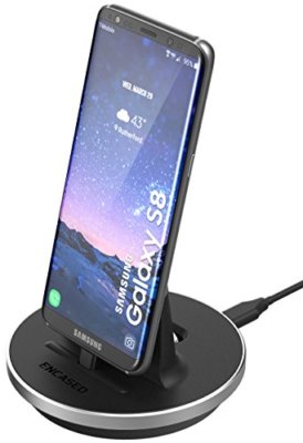 For Samsung Galaxy S8 Desktop Charging Dock Type C Charger (case  compatible)