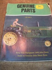 Vintage John Deere Genuine Parts 1964 Sales Brochure Catalog