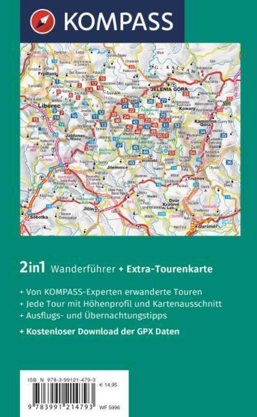 Thumbnail - Michael Will / Kompass Wanderführer Riesengebirge Mit Isergebirge, 55