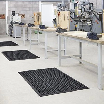 Supérieur Anti- Fatigue Caoutchouc Tapis Pour Warehouse Atelier None Slip 1.5m X