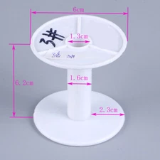 5PCS Empty Plastic Wire Spools Bobbins ROUND ENDS for various Size Cord Ribbon