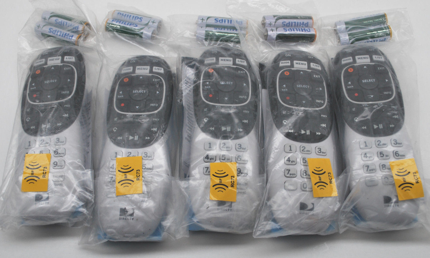 10 DIRECTV RC73 IR/RF REMOTE CONTROL FOR GENIE HR44 & CLIENT C41 W/BATTERIES NEW