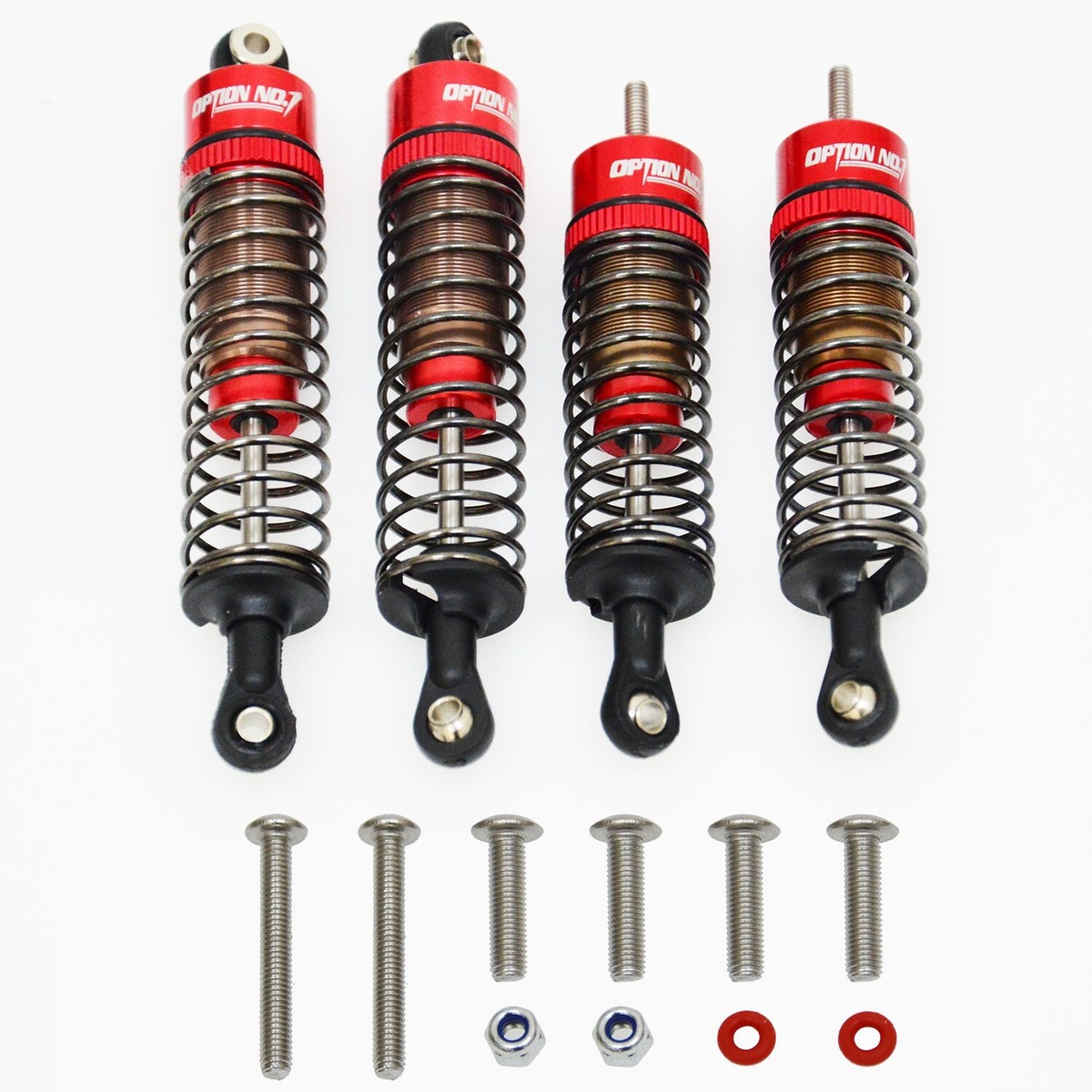 Aluminum oil shocks dampers set for Tamiya Grasshopper 2 Super