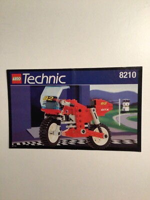 LEGO   Bauanleitung System Technic 8210 Motorrad Instruction ungelocht 242