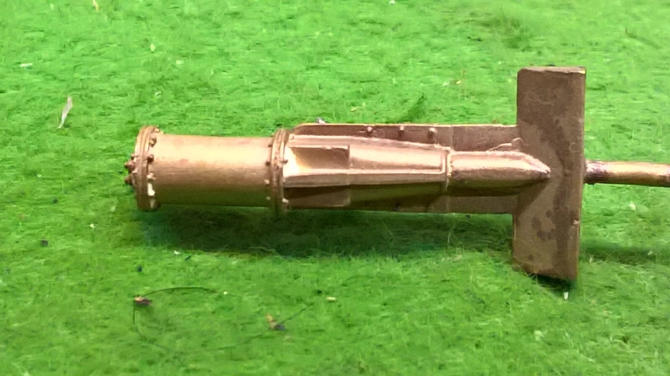 Messing / Brass US-Dampflokomotive Nachschiebezylinder PSC 32192 , Coal Pusher - Bild 3 von 4