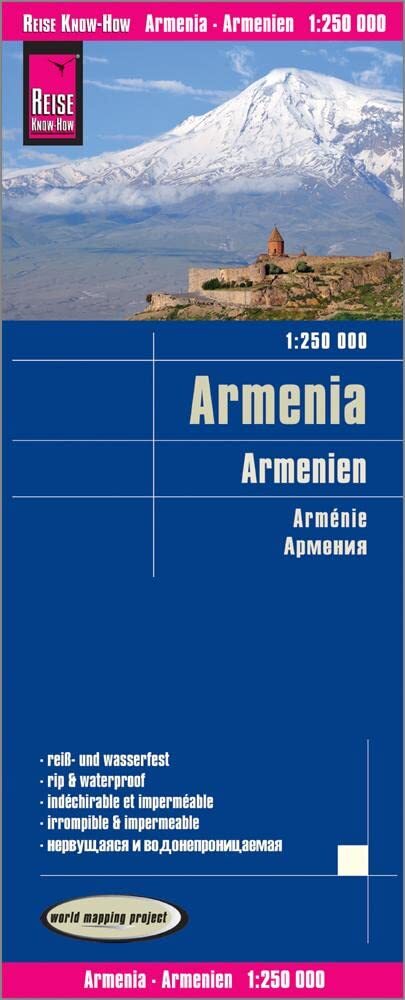 9783831772735 Reise Know-How Landkarte Armenien 1 : 250.000: rei...ping project)