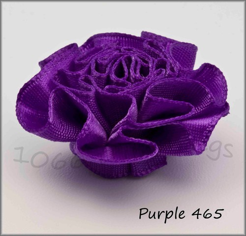 Satin Ribbon Rosette Cabbage Flower Bows - Picture 8 of 28