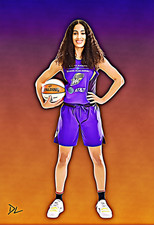 Skylar Diggins "Phoenix Mercury" Original Pop Art Print - 13 x 19 Poster