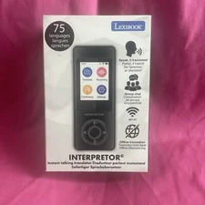Lexibook Interpretor Instant Talking Translator 75 Languages NTL2000 Interpreter