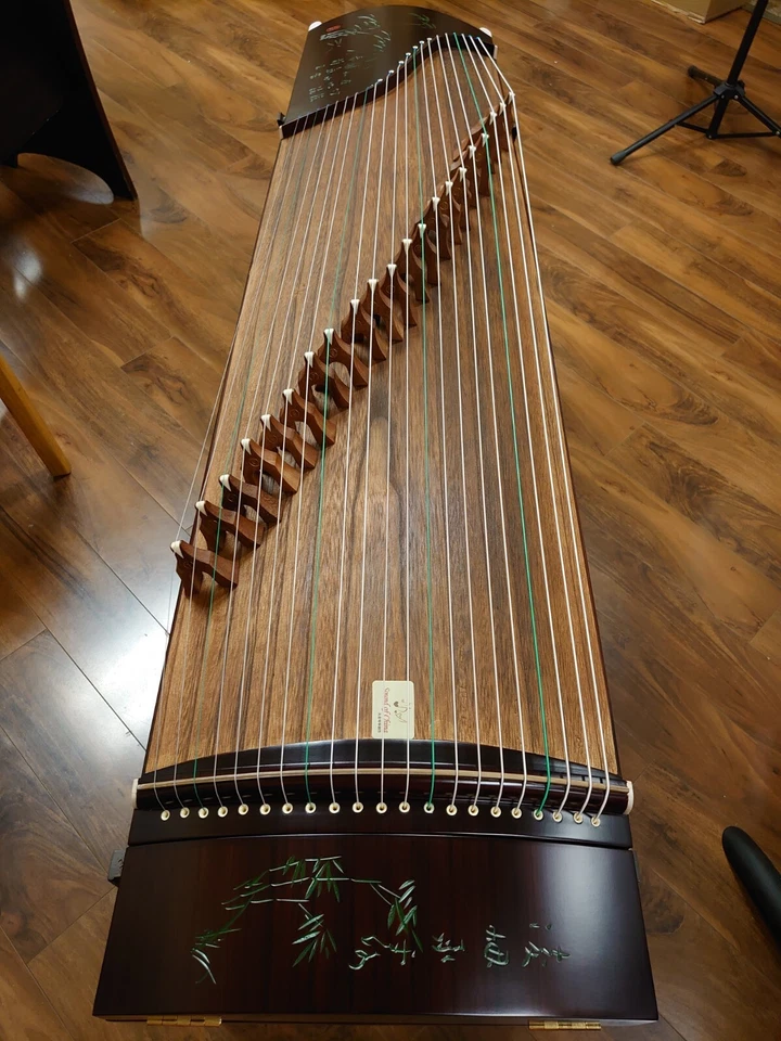 53" Sonido de China Palo de Rosa Guzheng Guzheng, Arpa de Cítara China, Koto Foto 4 de 4