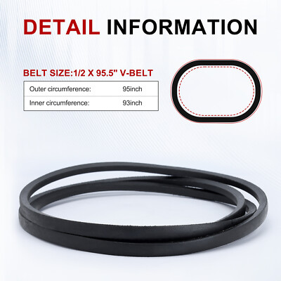 A93 Deck Drive Belt for Craftsman LT1000 LT2000 LT3000 DYT4000