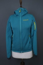 Norrona Blue Mock Neck Long Sleeve Zipper Hooded Lyngen Warm2Flex Jacket Size S
