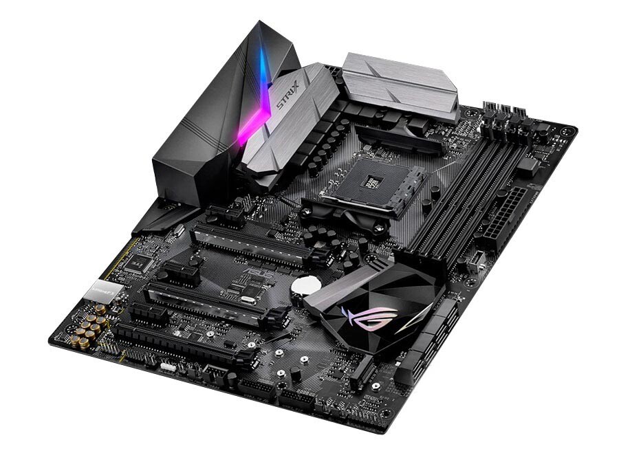 ASUS ROG STRIX X370-F Gaming AM4 ATX Motherboard DDR4 64GB DP HDMI Tested Working-image